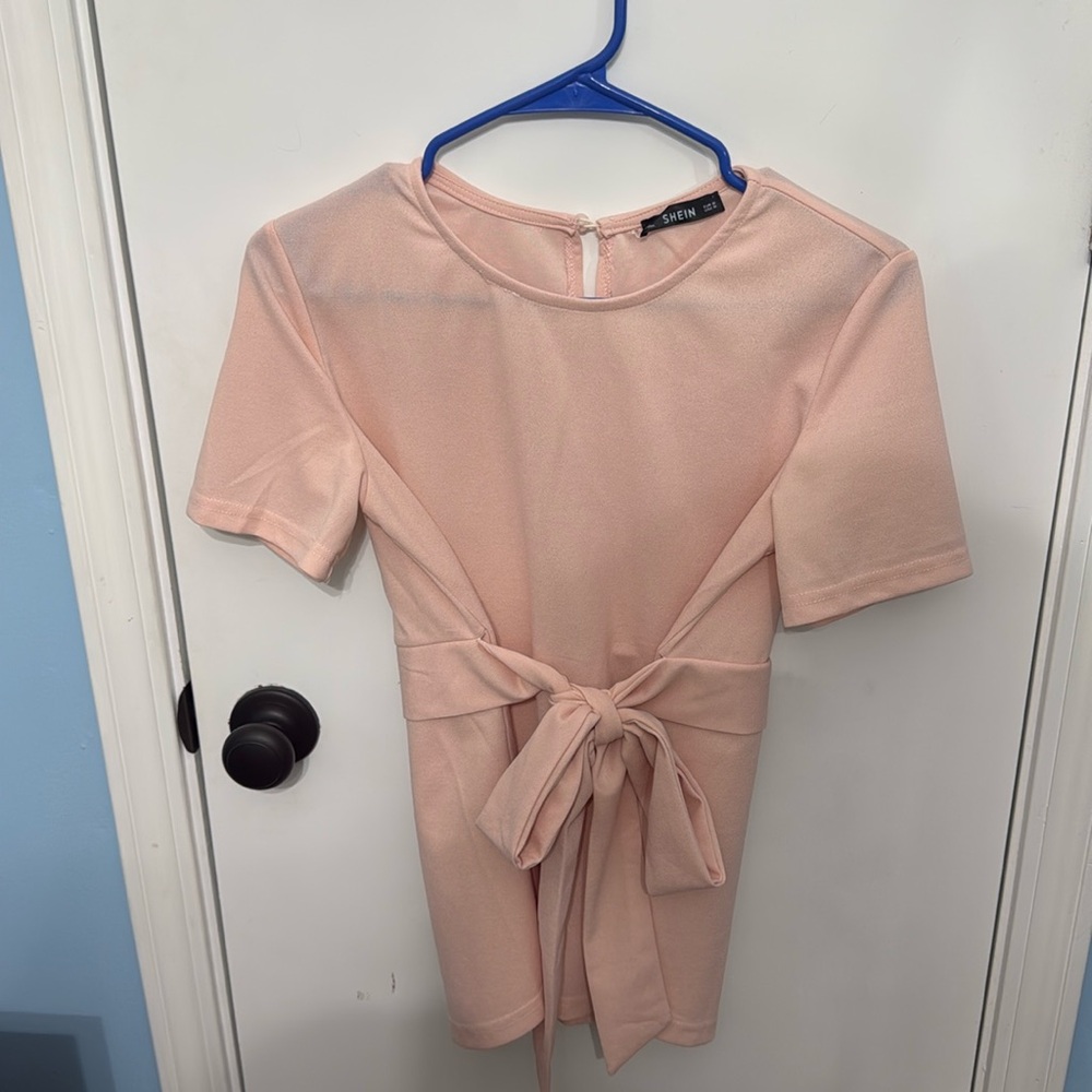 Tieable Pink Shein Shirt